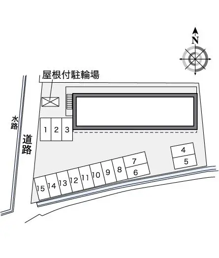 福山市神辺町道上 月極駐車場
